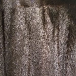 100% real mink fur coat